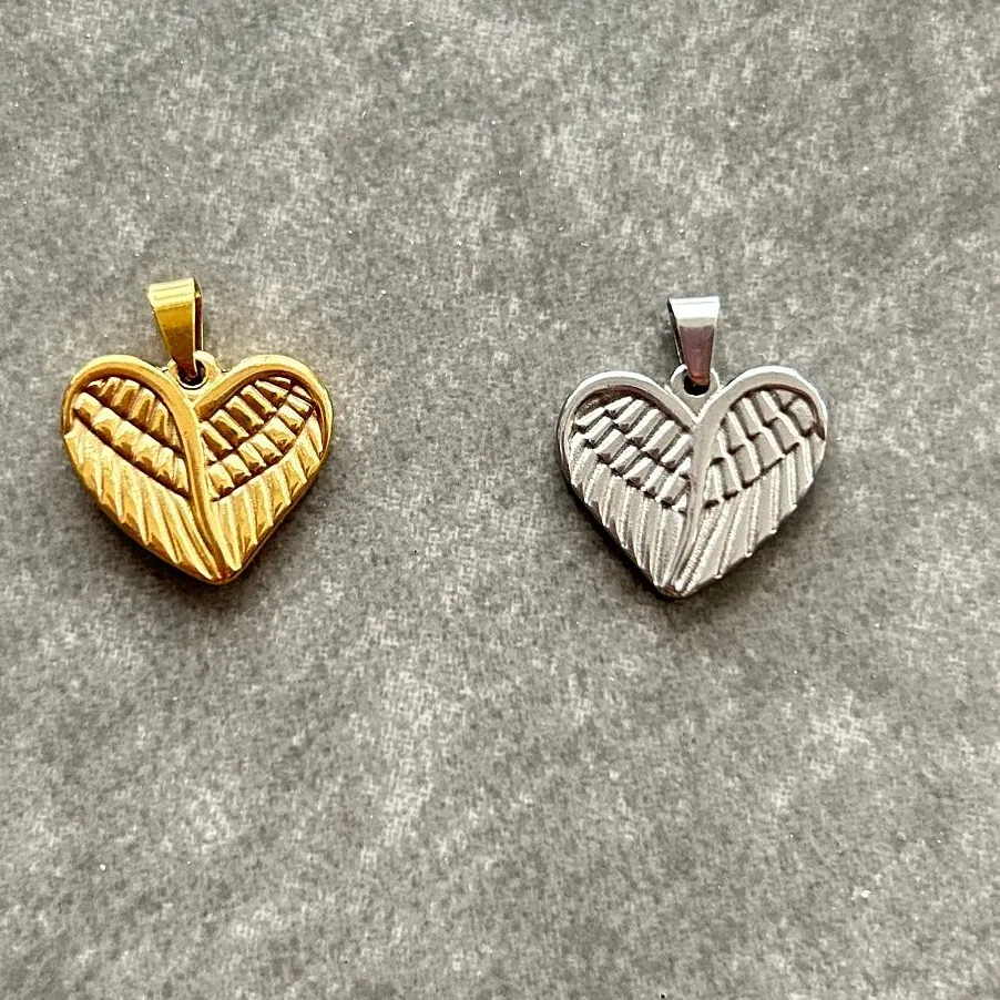Authentic Celestial Heart: The Winged Soul Amulet