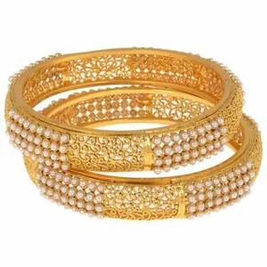 Authentic The Gilded Orbit: Radiant Bollywood Soul Bangle