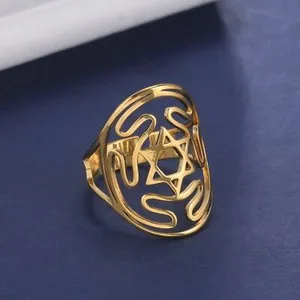 Authentic Hecate's Celestial Convergence: Hexagram Star of David Ring
