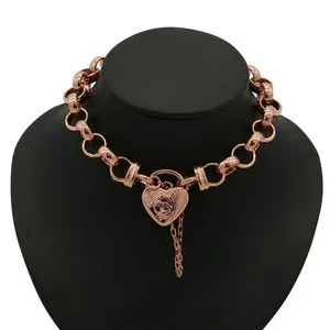Authentic The Rose Gold Pulse Of Destiny Belcher Chain And Heart Locket