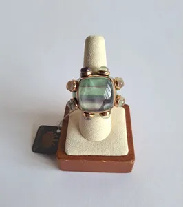 Authentic The Verdant Sanctum Solstice Ring In Radiant Gold- Plated Artisan Craft