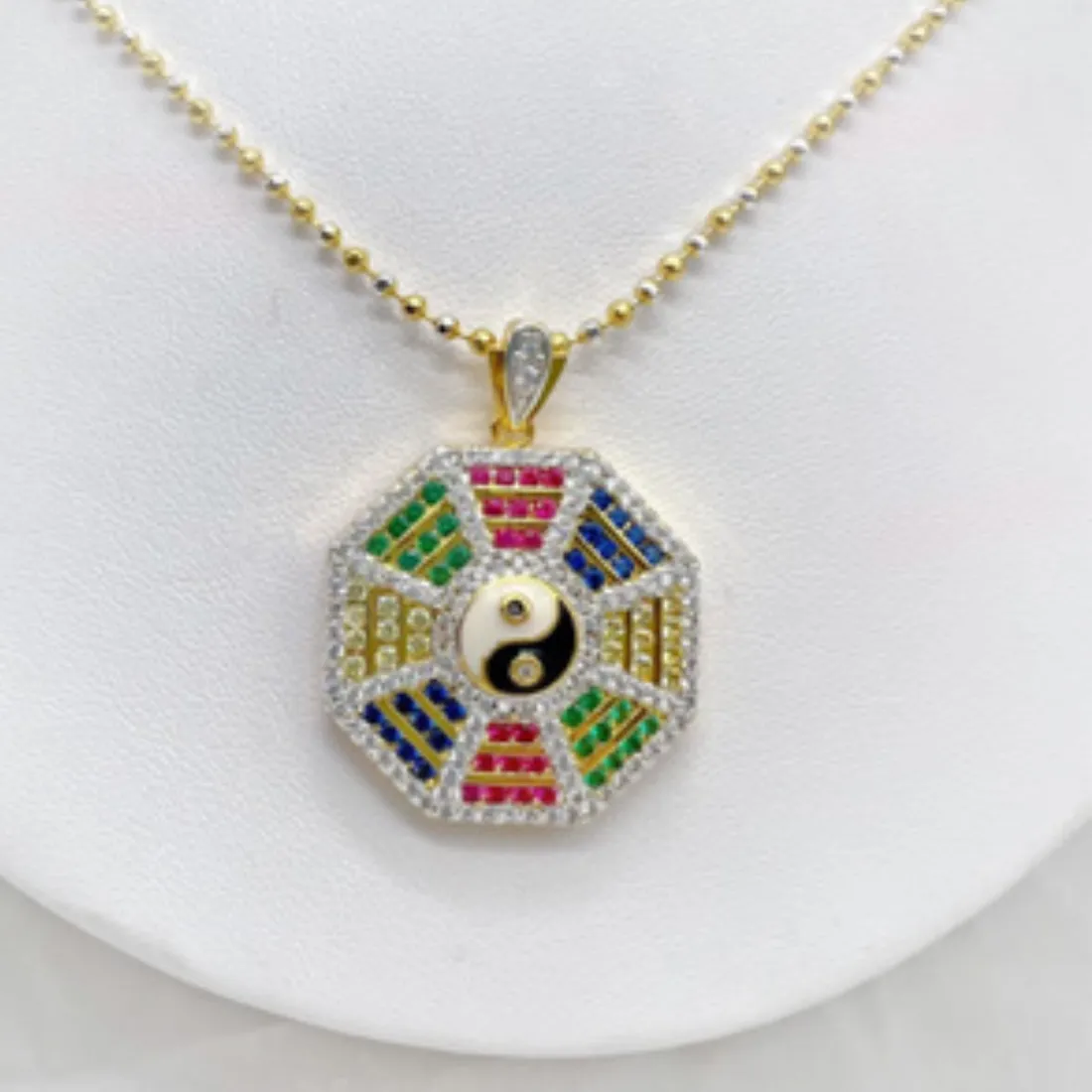 Authentic The Sacred Balance A Golden Yin Yang Amulet