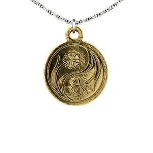 Authentic The Eternal Harmony Yin Yang Floral Talisman