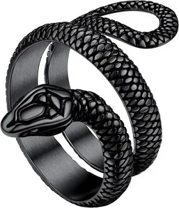 Authentic The Ouroboros Vigil 18K Gold Plated Serpent Talisman