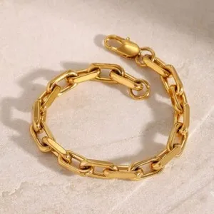 Authentic The Gilded Chain Of Unity An 18K Gold- Plated Talisman Of Connection