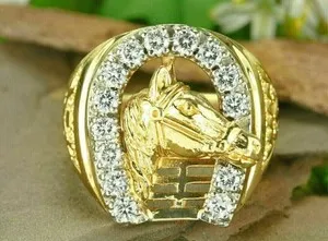 Authentic The Golden Horseshoe Talisman of Fortune and Radiance