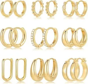 Authentic The Celestial Orbit Hoops Ninefold Gold And Silver Talismans Of Infinite Harmony