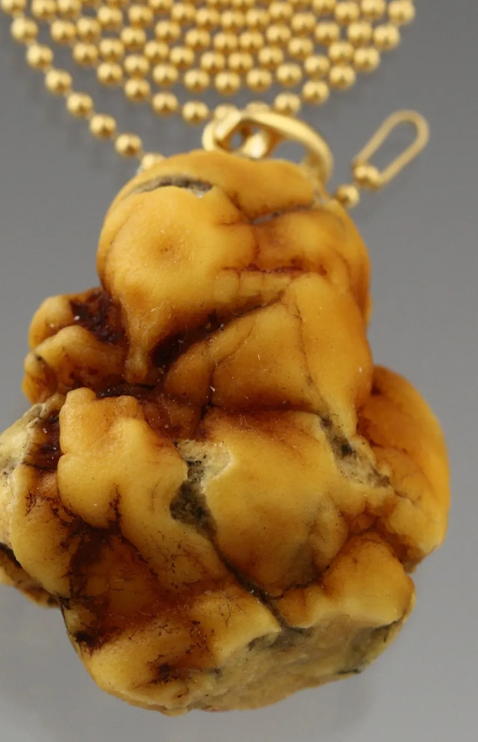 Authentic Solar Tears of the Ancient Forests: The Baltic Amber Golden Drop Talisman