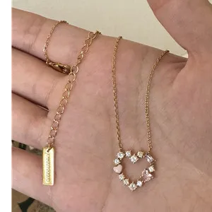 Authentic Celestial Heart of Gold: Enchanted Crystal Pendant