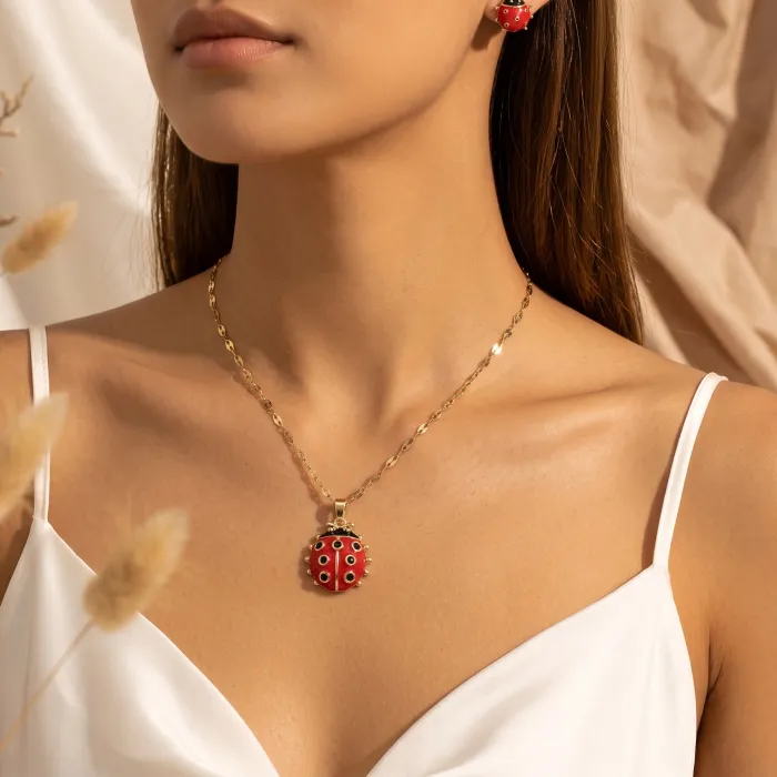 Authentic The Crimson Fortunes Ladybug Talisman Suite