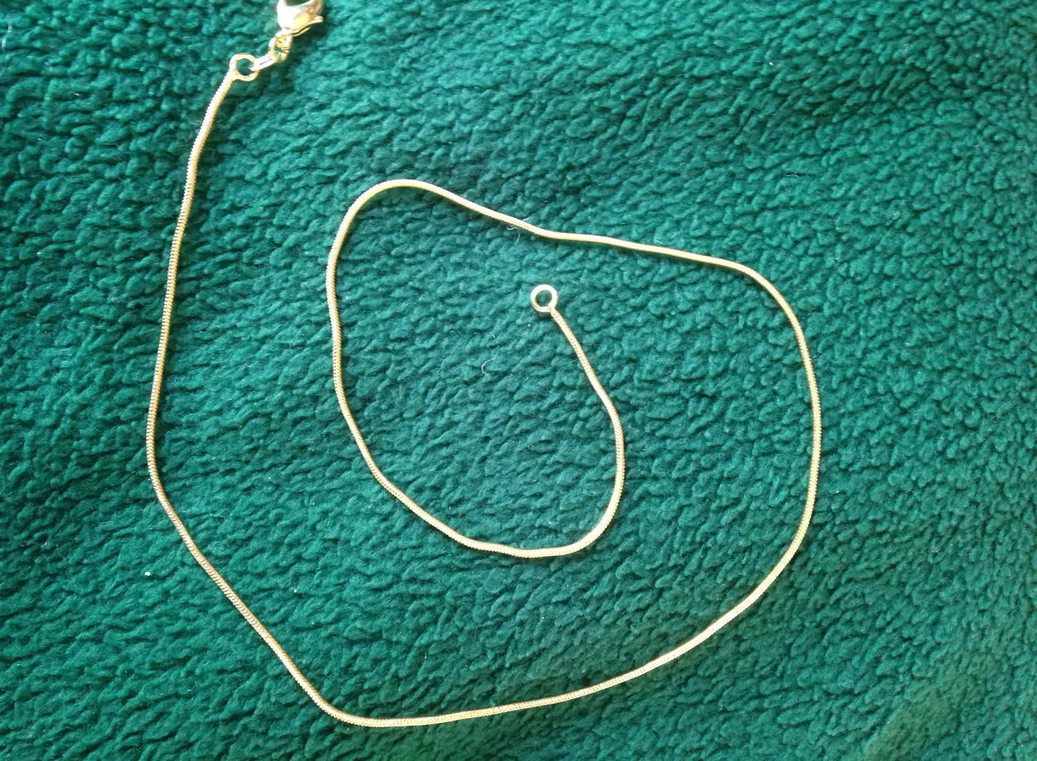 Authentic Serpentine Grace Chain - Aura Infused Gold Plated Neck Adornment