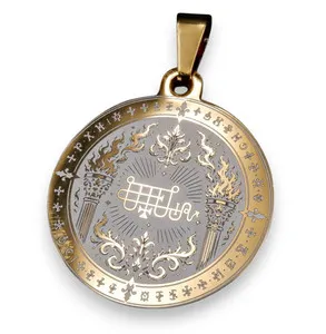 Authentic Unlock the Power of Bune: A Solomon Seal Necklace for Protection and Prosperity
