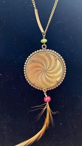 Authentic Whispers of the Goddess - Rachel's Celestial Scroll Necklace