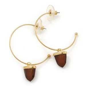Authentic The Golden Acorn Threshold Hoops- 35Mm Fertility & Abundance Talisman