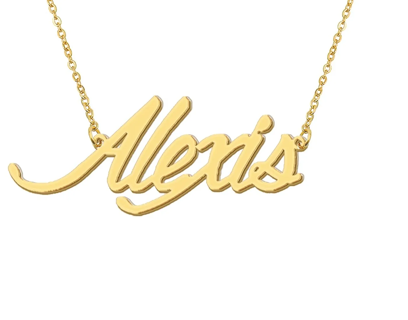 The Golden Sigil Of Identity 18K Gold Plated Custom Nameplate Talisman