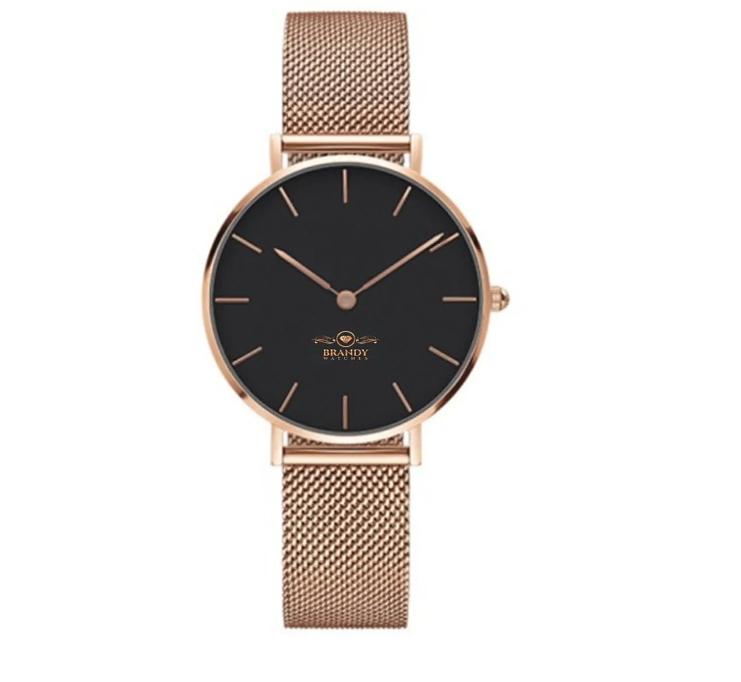 Authentic Chronicles Of The Rose Dawn 18K Rose Gold Plated Mesh Talismanic Timepiece