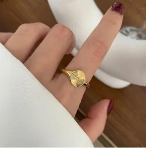 Authentic Radiant Solar Amulet Band- 18K Gold Plated Joint Talisman