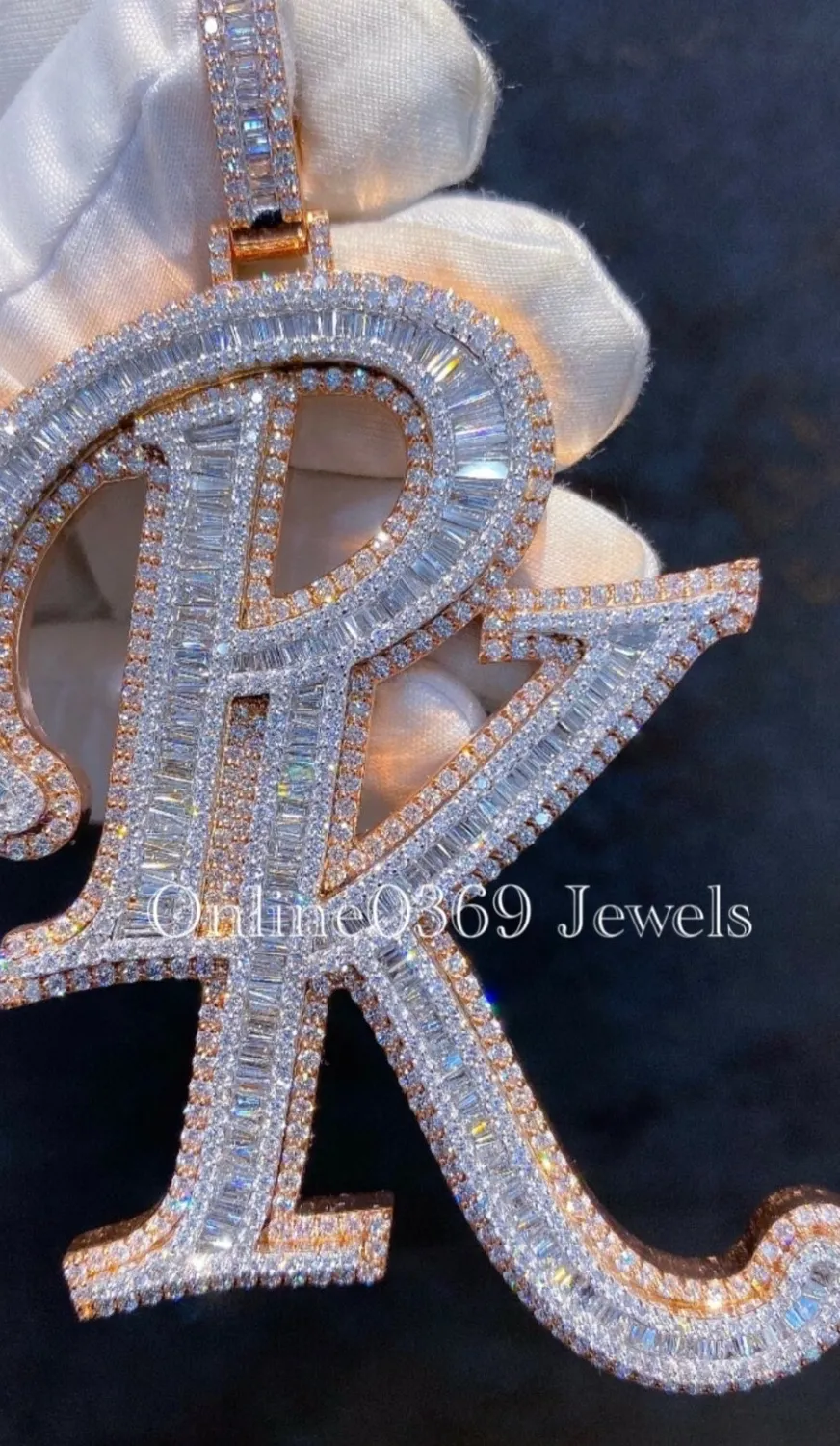 Authentic Radiant Luminescence Custom Layered Moissanite Talisman In White Gold Aura