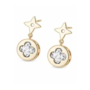 Authentic Celestial Clover: A Talisman of Starlight and Fortune