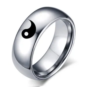 Authentic Celestial Harmony The 18K Gold- Plated Yin Yang Tai Chi Talisman Ring
