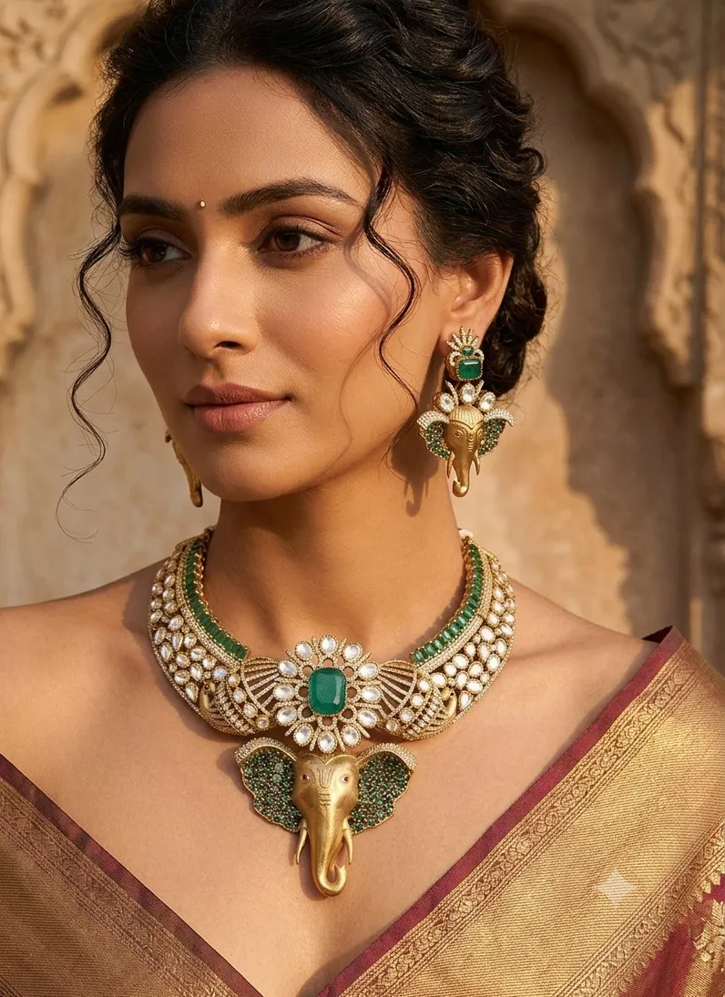 Authentic The Gilded Vignette Of Ganesha Royal Victorian Choker