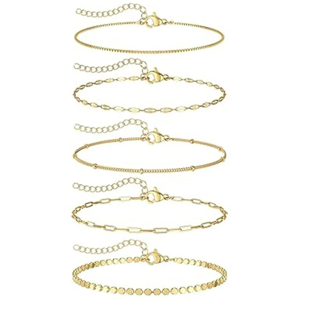 Authentic The Golden Thread Of Bohemian Grace Adjustable Chain Bracelet