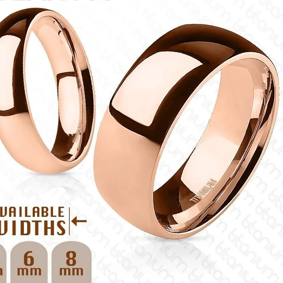 Authentic The Eternal Horizon Rose Gold Band