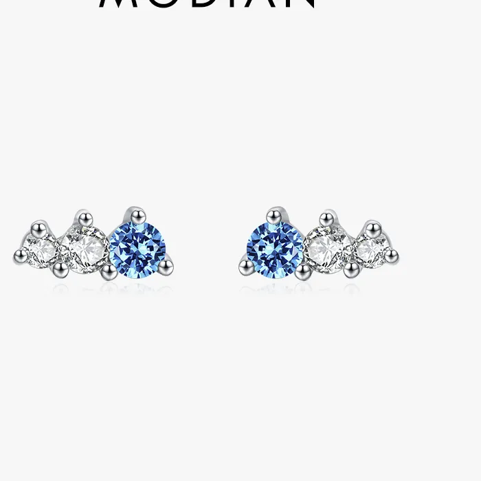 Authentic Aurora Sapphire Talisman Studs