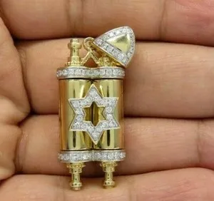 Authentic Celestial Radiance: The Star of David Moissanite Talisman