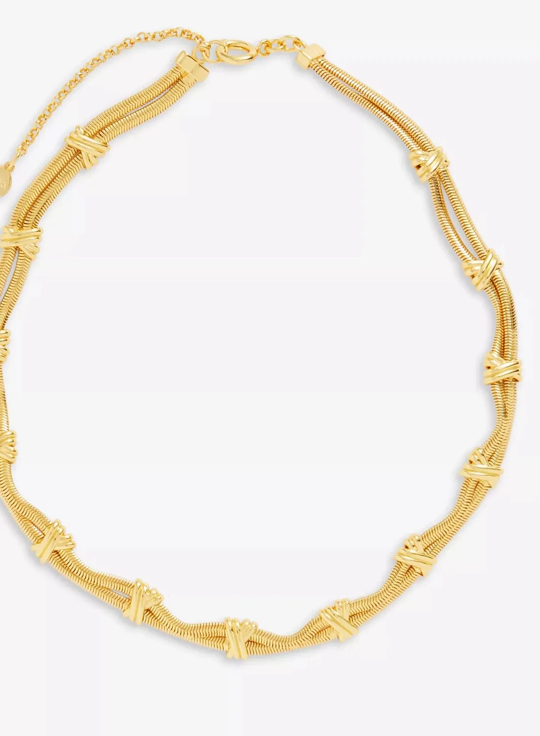 Authentic The Kjaerlighet Sacred Bond 18Ct Gold- Plated Talisman Necklace