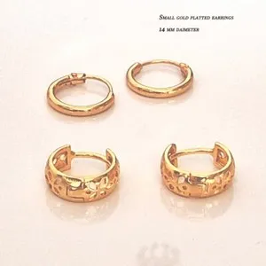 Authentic Radiant Solar Orbs Golden Hoop Talisman