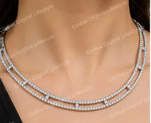 Authentic Luminous 8- Carat Star White Gold Talisman Of Clarity