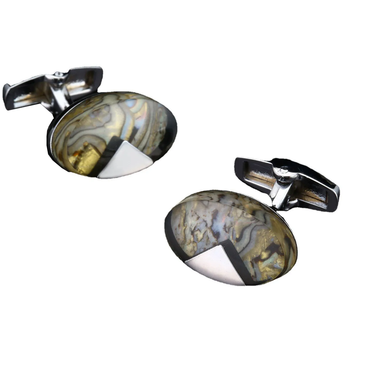 Authentic The Gilded Horizon Oval Talismanic Cufflinks