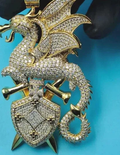 Authentic The Golden Drake Talisman Of Celestial Fire