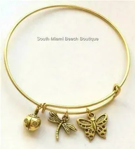 Authentic The Meadow Guardian Gold- Plated Insect Talisman