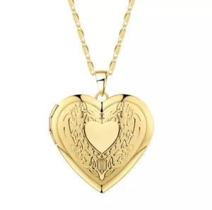 Authentic The Gilded Blossom Heart Locket Necklace