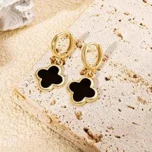 Authentic Embracing the Fates: Four Clover Earrings of Wholeness