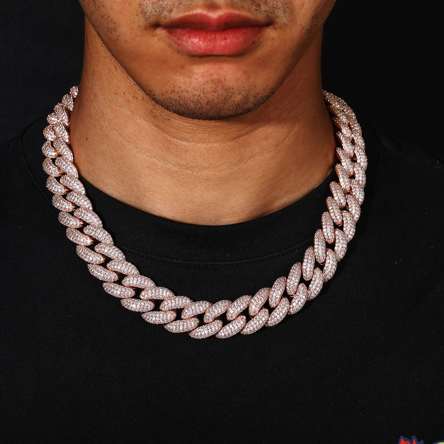 Authentic The Enchanted Rose Gold Cuban Chain A Mystical Accessory For Spiritual Warriors