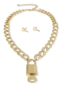Authentic The Key To The Soul Gold Plated Lock And Key Talisman