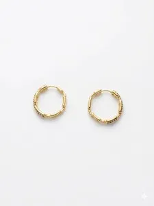 Authentic Radiant Pear Link Gold-Plated Earrings