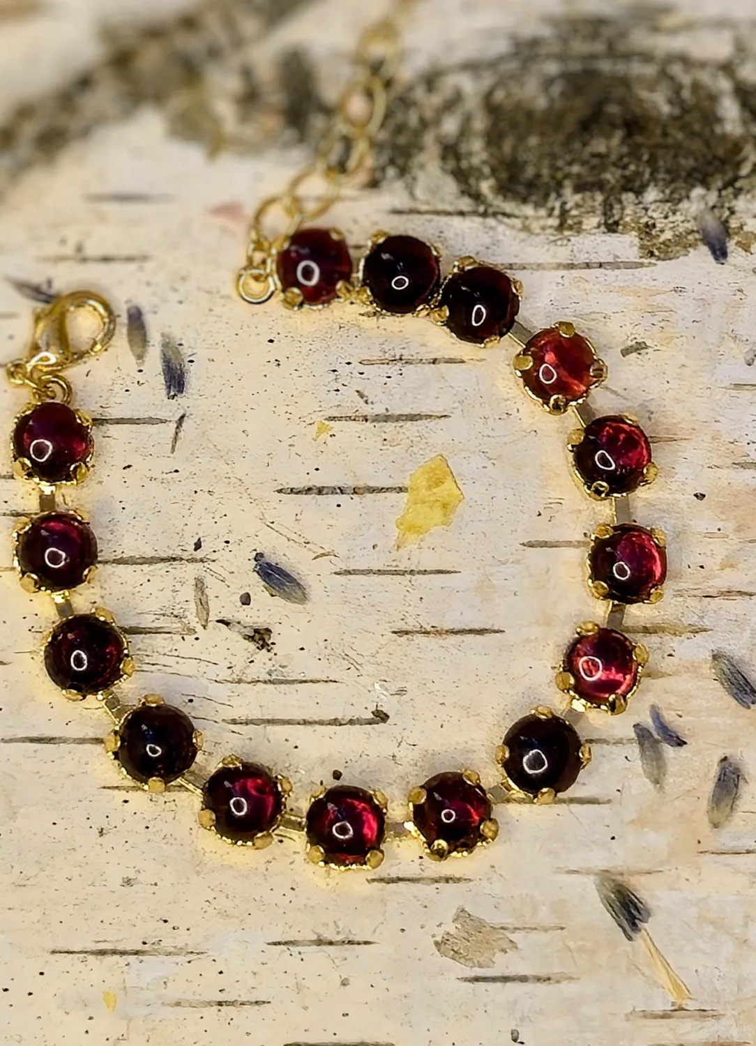 Authentic Crimson Flame Eternal Radiance Garnet Tennis Talisman
