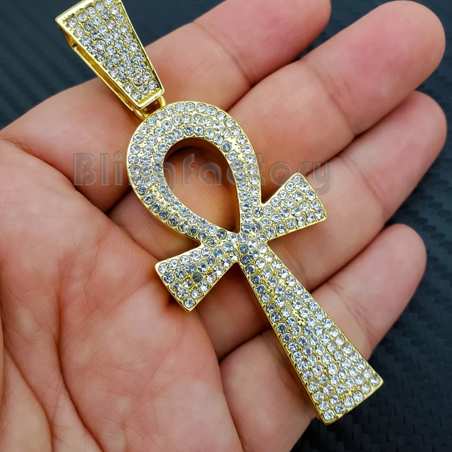Authentic The Golden Key Of Eternity 14K Gold Plated Ankh Talisman