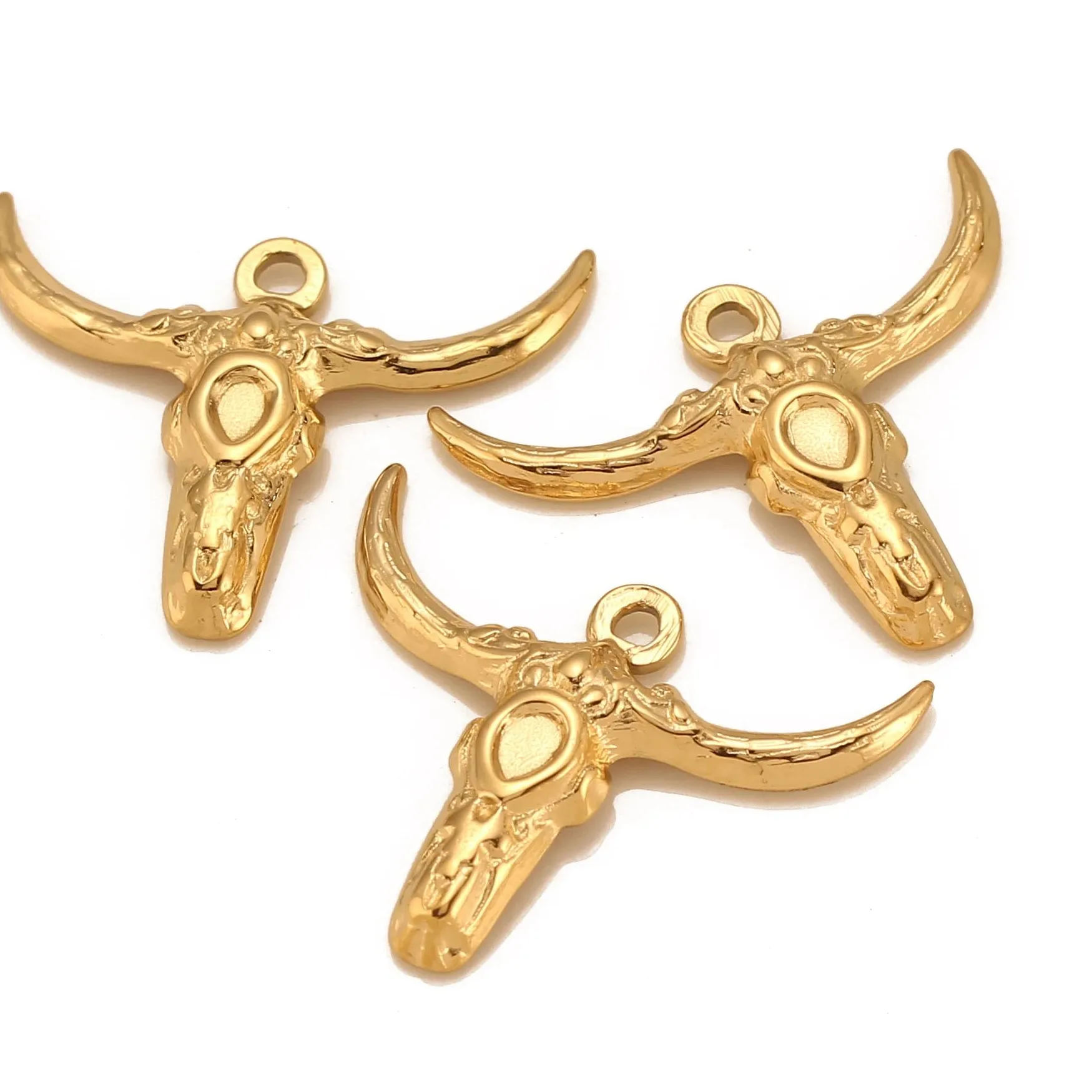Authentic Talisman Of The Untamed Taurus Guardian Bull Head Charms