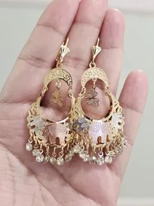 Authentic The Sacred Elephant's Grace A Gold- Plated Amulet Of Protection And Power