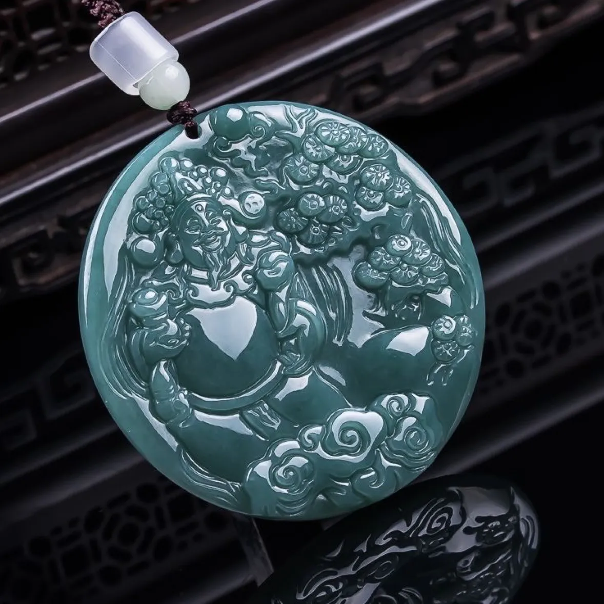 Authentic The Golden Guardian Of Fortune A Jadeite Amulet For Abundance