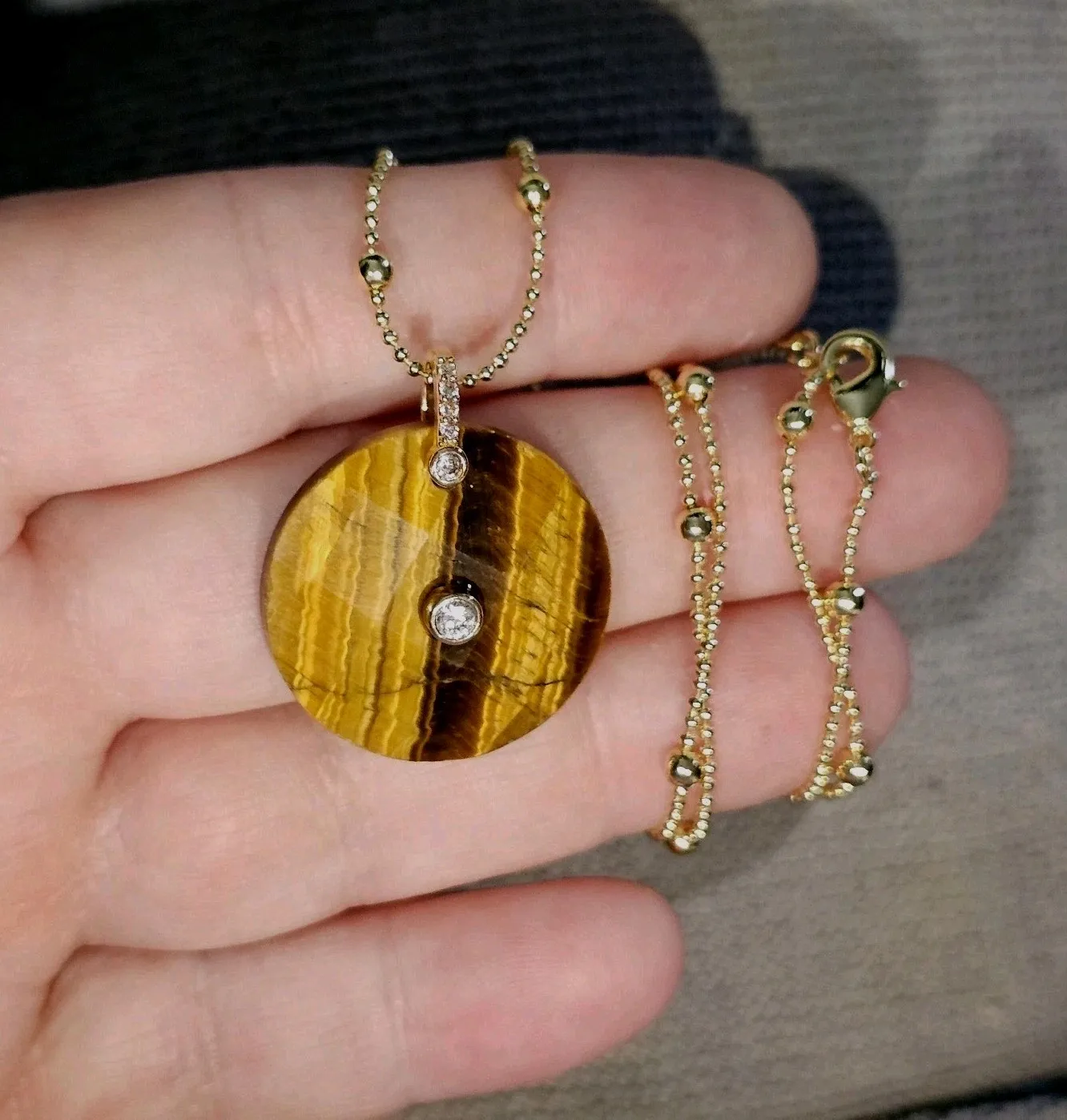 Authentic The Gilded Vision Tiger Eye Talisman