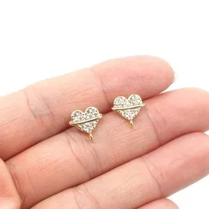 Authentic Radiant Heartbeat Gilded Studs