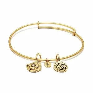 Authentic Chrysalis 'Hope' Expandable Bangle Bracelet in 14K Gold-Plated - CRBT0004G
