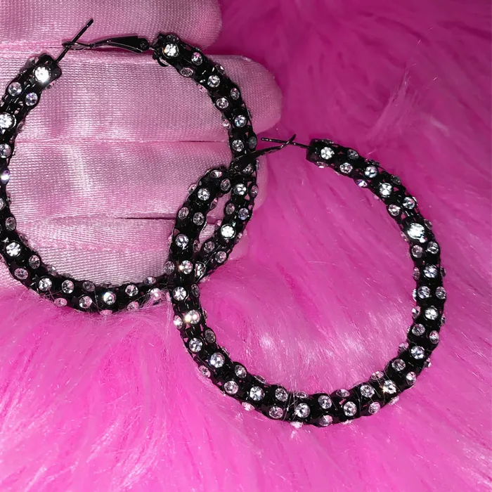 Authentic Obsidian Starfall Talismanic Earrings