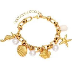 Authentic The Ocean's Whisper A Gold- Plated Seashell Talisman Of Serenity